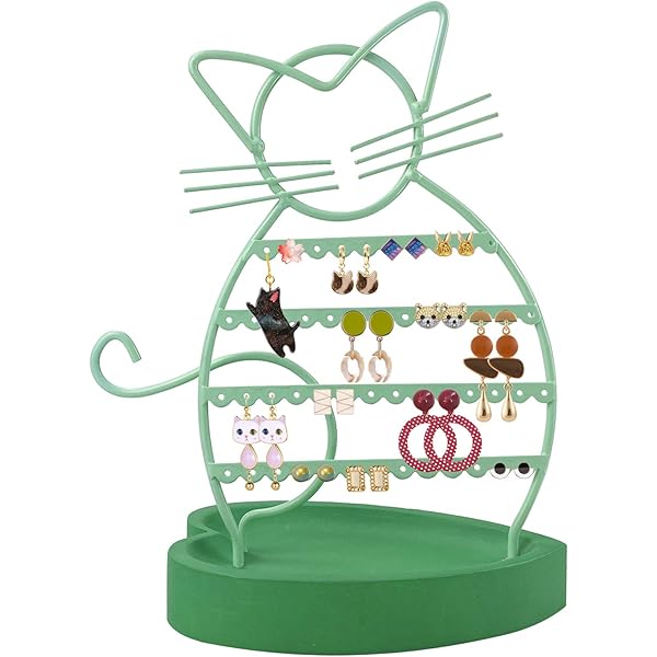 Amazon.com: Belanttega 6Pairs Dangling Cat Earrings Kawaii